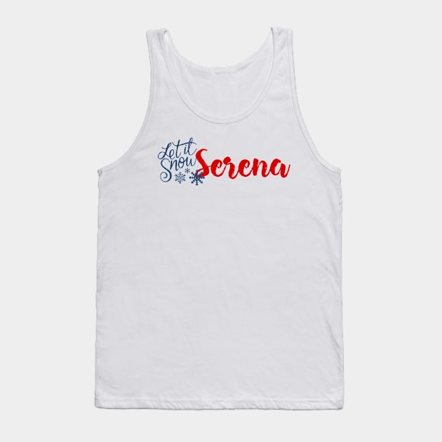 Serena in Snow Tank Top by ArtDesignDE